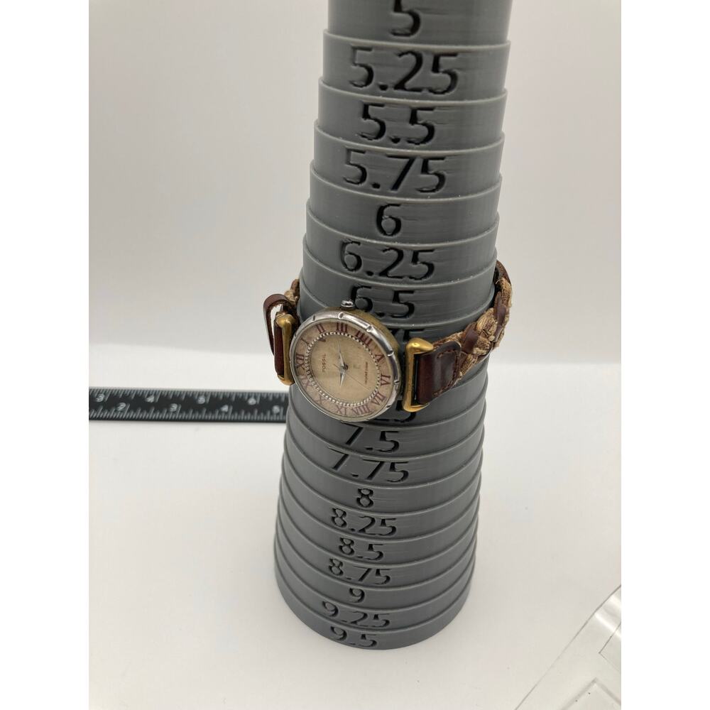 Rare VTG Fossil EC-6839 Watch 30mm - Fresh Battery - WR - Recycled Paper - Picture 14 of 14